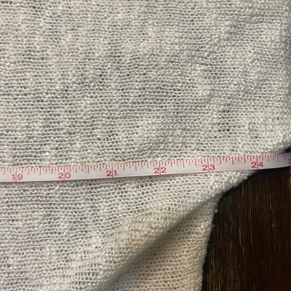 Eyeshadow Women's Sweater, Size XL White/Black, 100% Acrylic - Picture 3 of 6